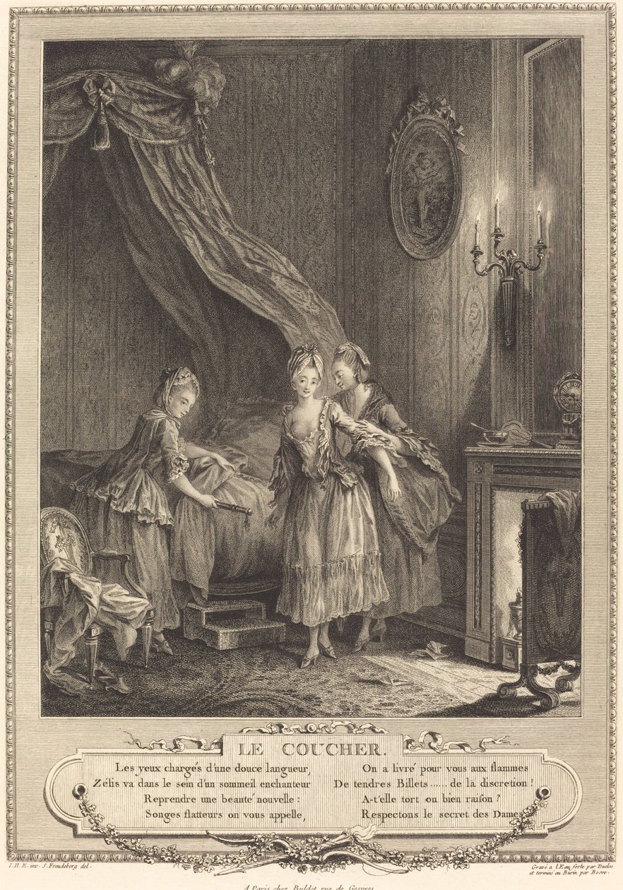 Sengetid av Louis Bosse after Sigmund Freudenberger