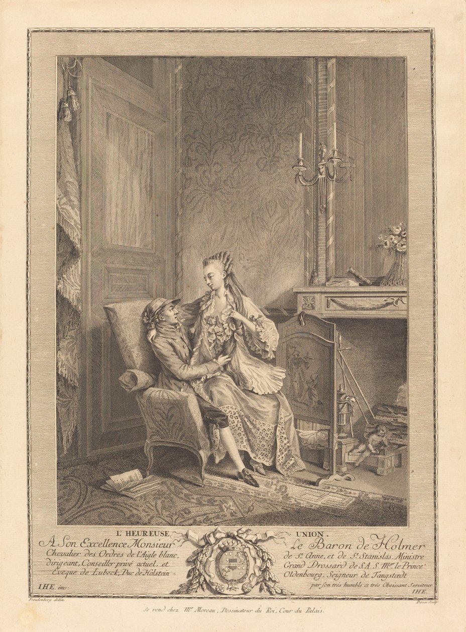 Den glade foreningen av Louis Bosse after Sigmund Freudenberger