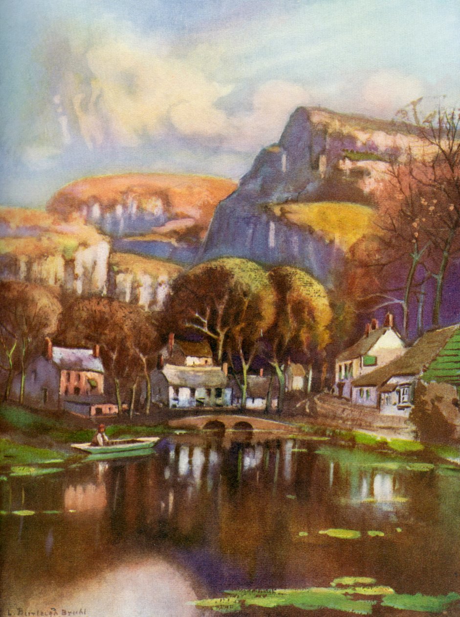 Cheddar Gorge, Somerset, 1924-1926. av Louis Burleigh Bruhl