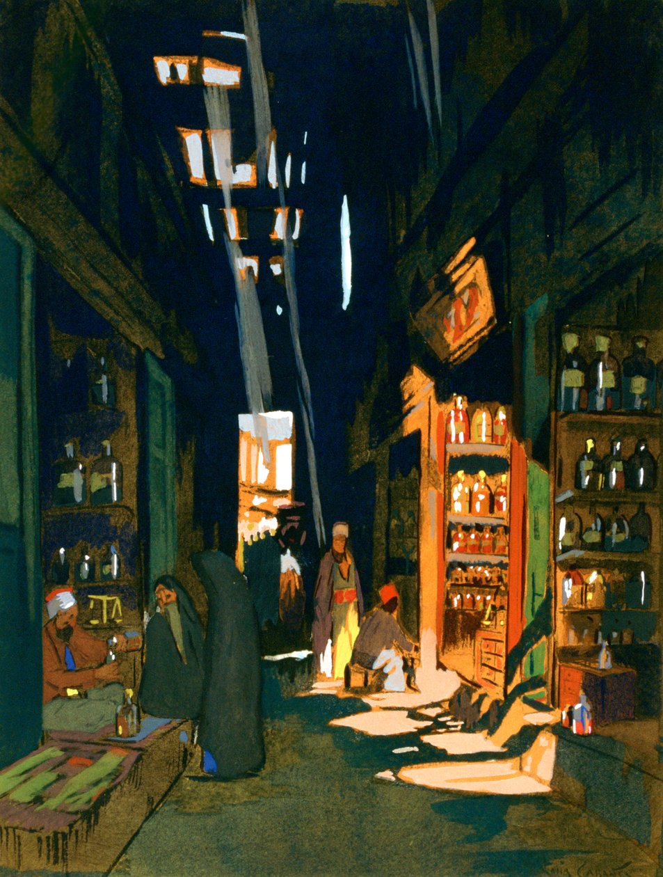Parfymehandler, 1928 av Louis Cabanes