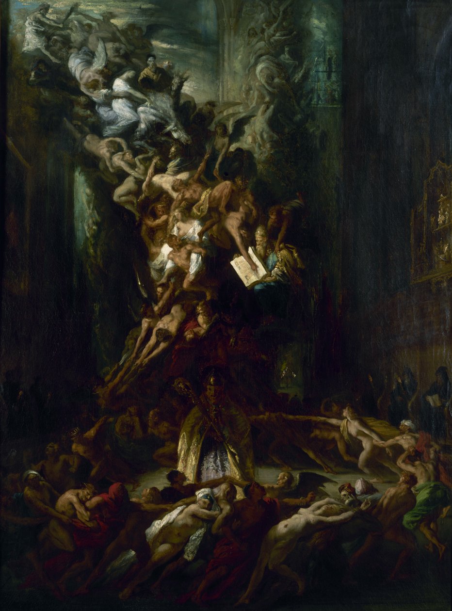 Sabbatens runde, ca. 1861. av Louis Candide Boulanger