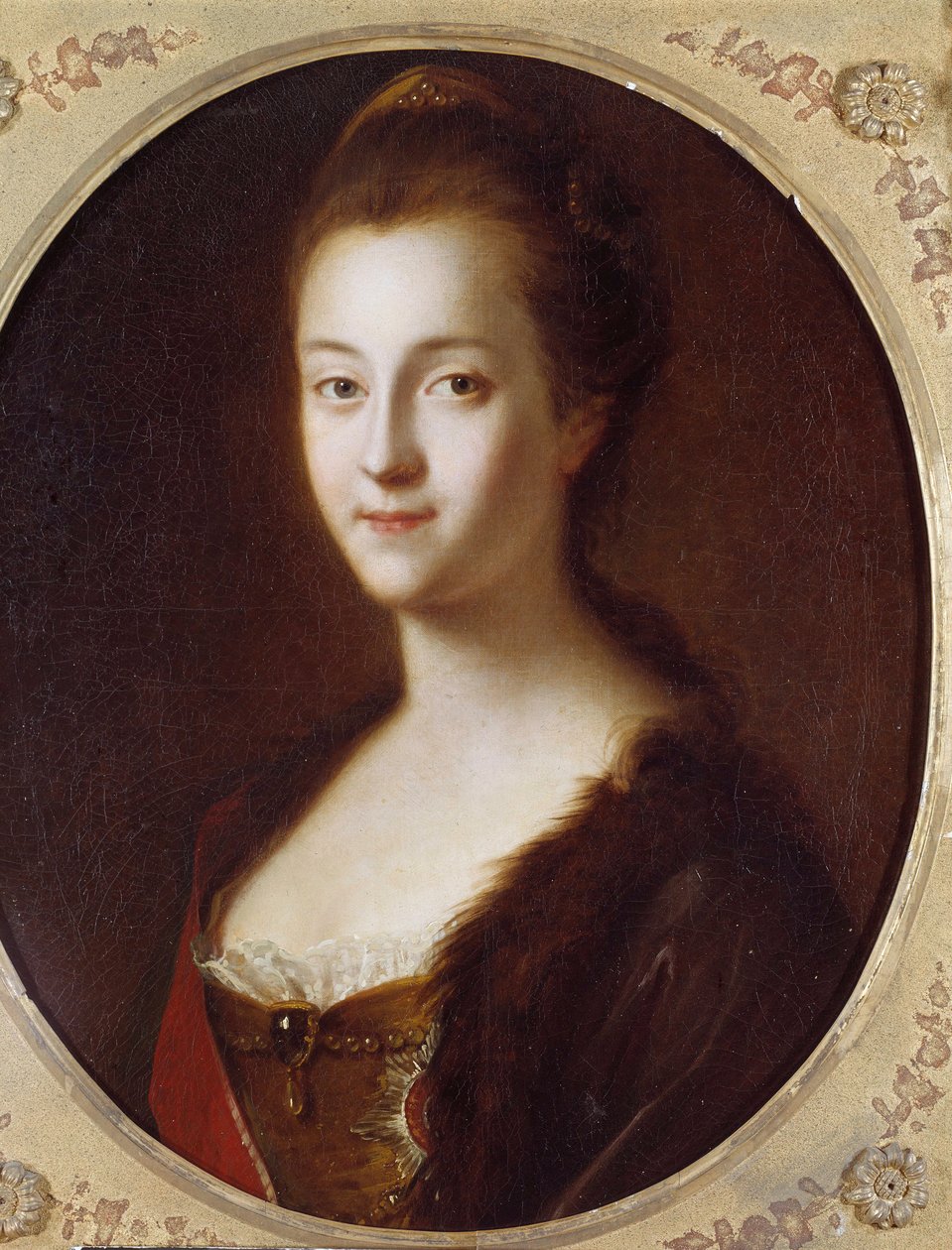 Portrett av Catherine II (1729-1796), Imperator of Russia Maleri av Louis Caravaque (1684-1754) 1700-tallet. St. Petersburg, Peterhof slott av Louis Caravaque