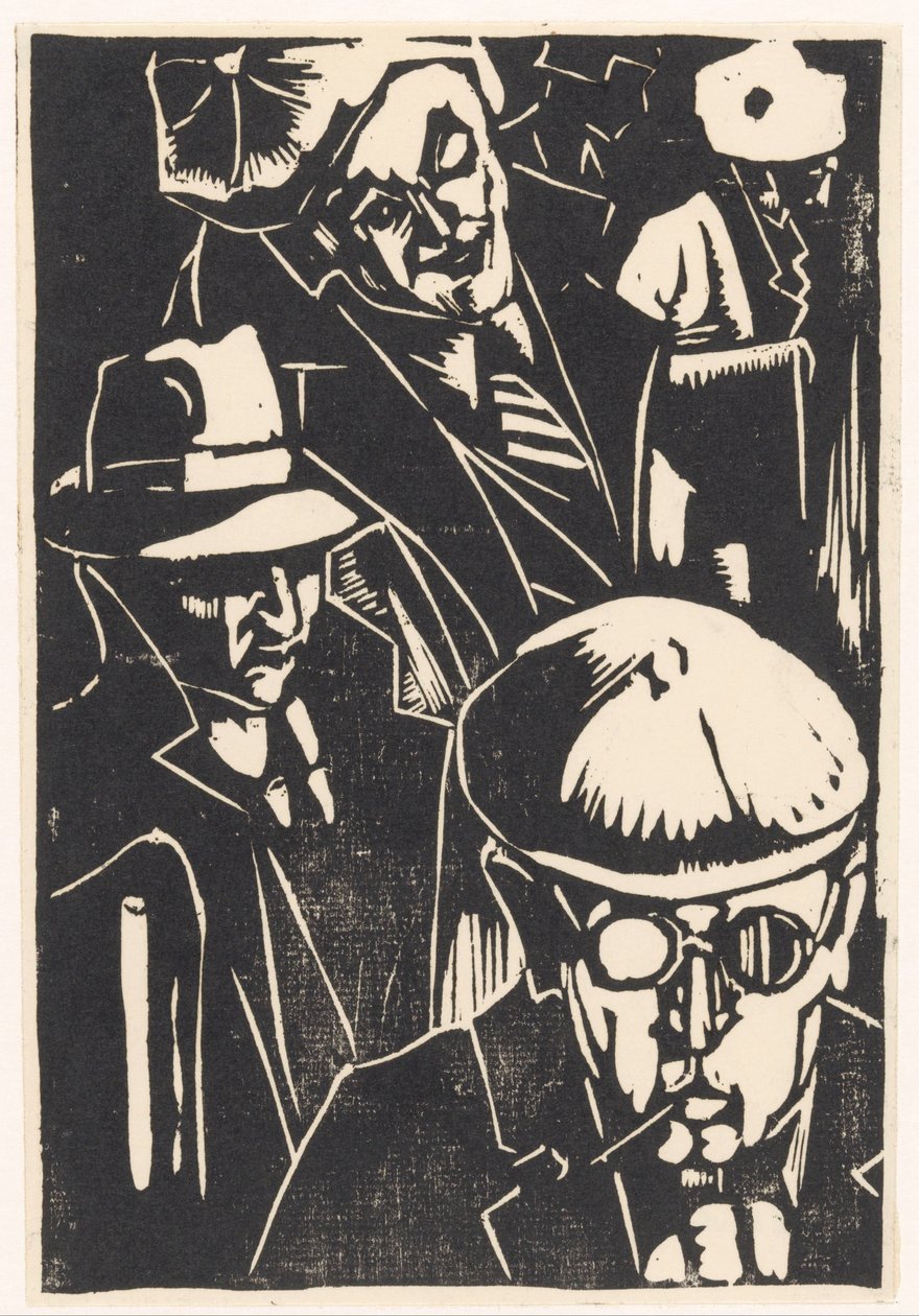 Forbipasserende (original tittel på objekt) av Louis Cardinaals (signed by artist)