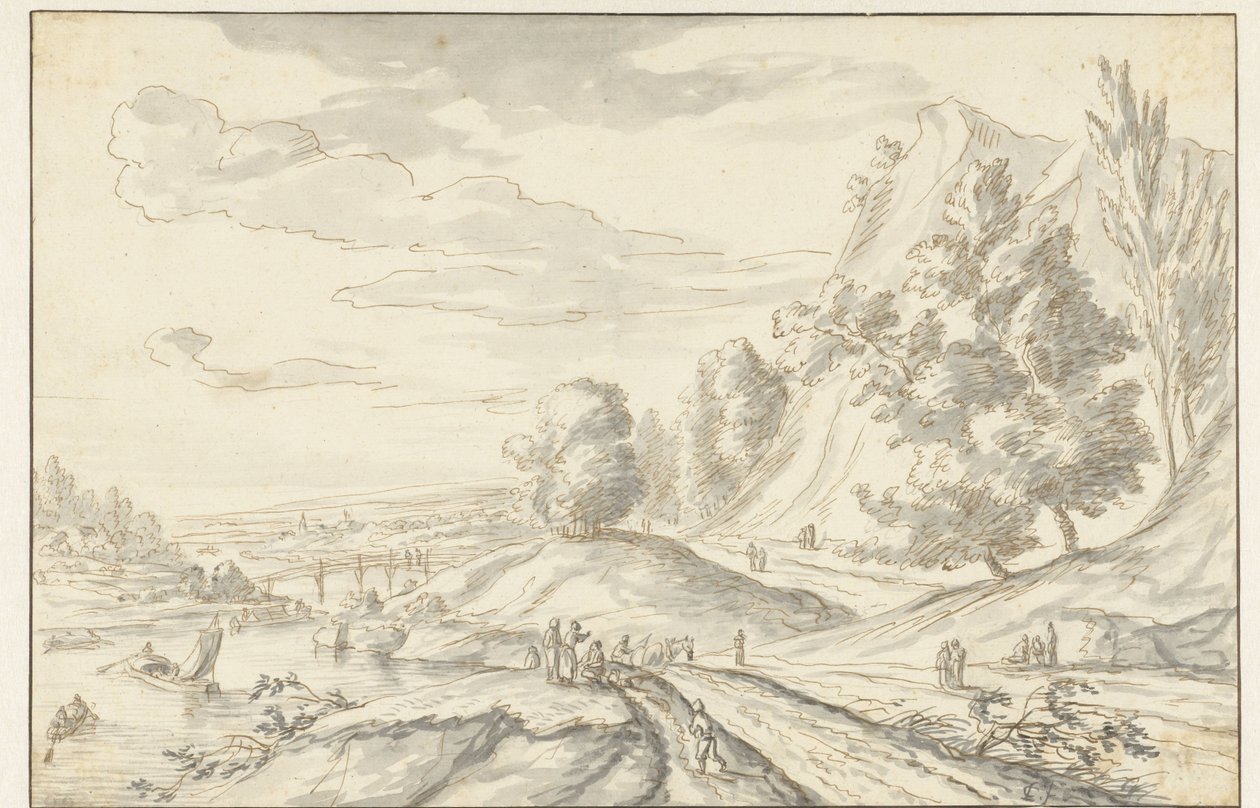 Fjelllandskap av Louis Chalon