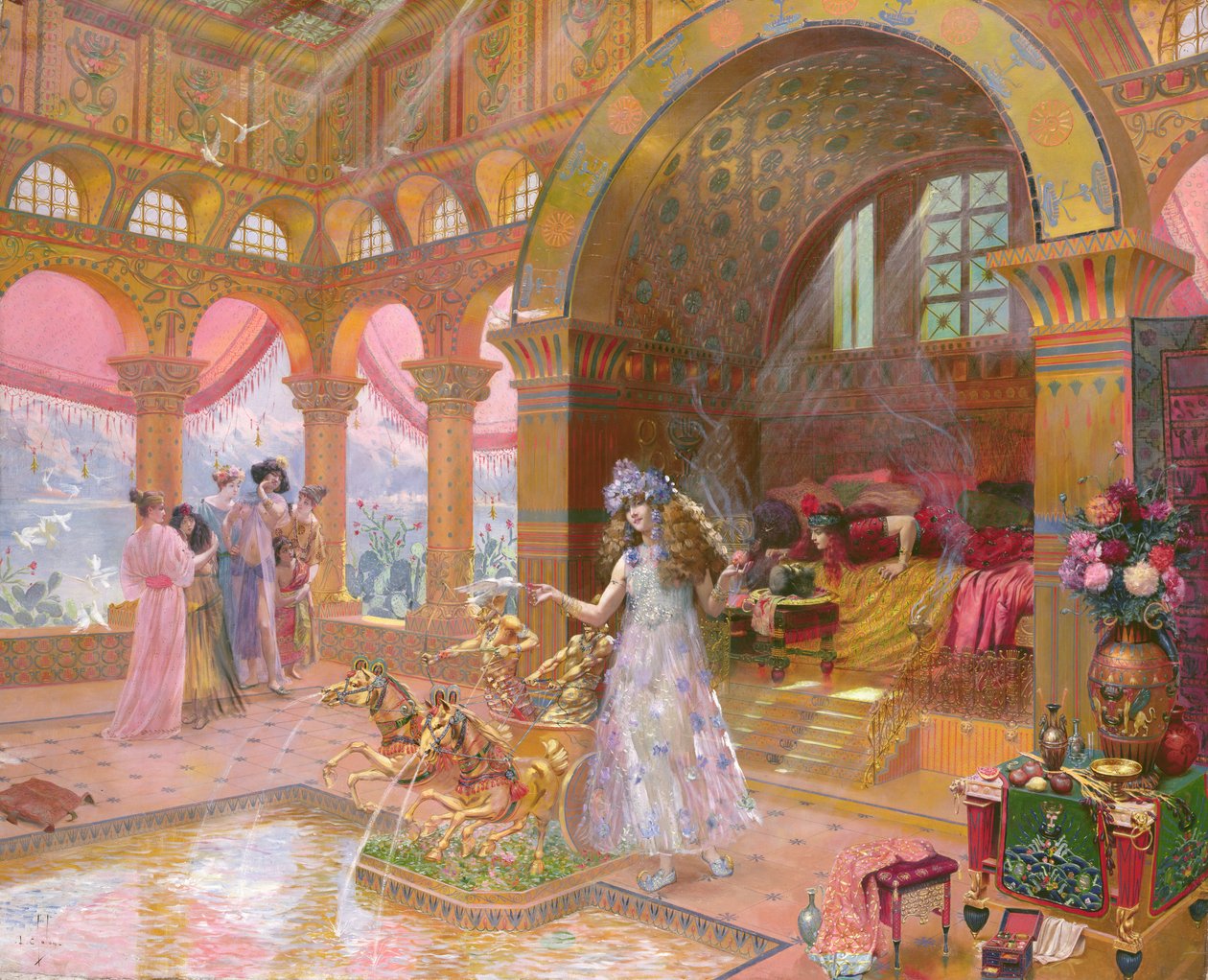 Dans fra Salome av Louis Chalon