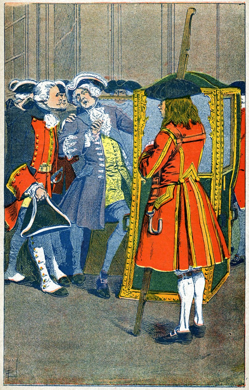 Bortføring av Villeroy 1722 av Louis Charles Bombled