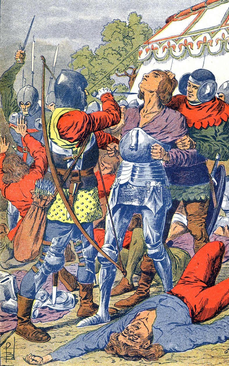 Slaget ved Agincourt av Louis Charles Bombled