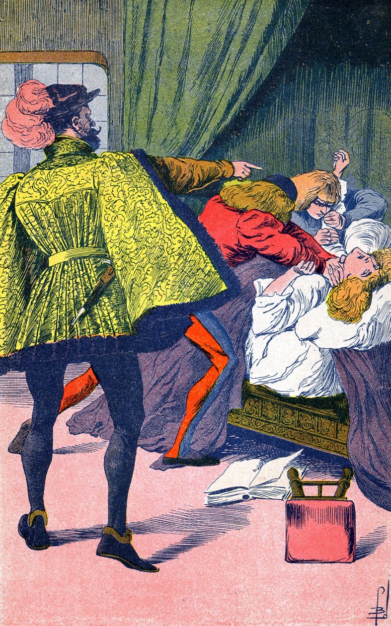 Cesar Borgia får broren sin drept av Louis Charles Bombled