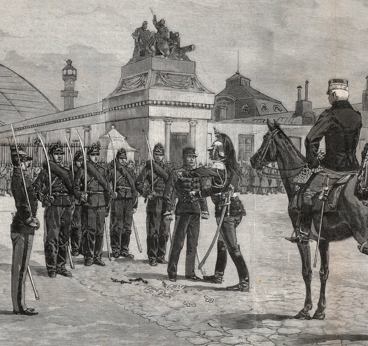 Degradering av Alfred Dreyfus - Dreyfus-saken: La degradation d