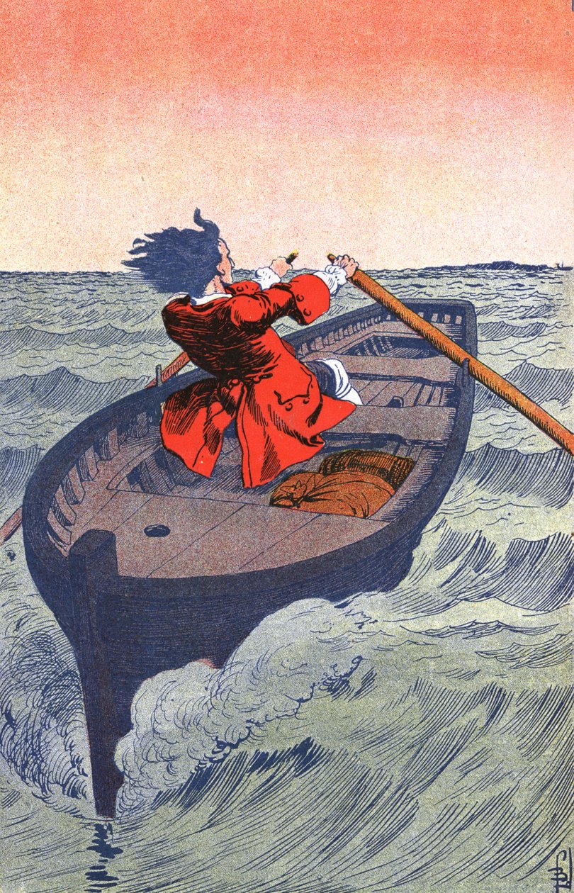 Flukt fra Jean Bart av Louis Charles Bombled
