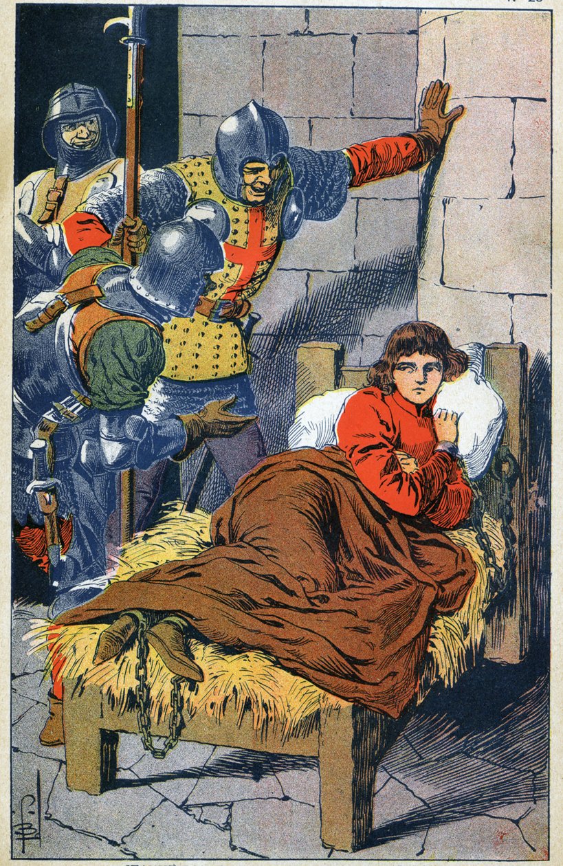 Jeanne d'Arc i fengsel av Louis Charles Bombled
