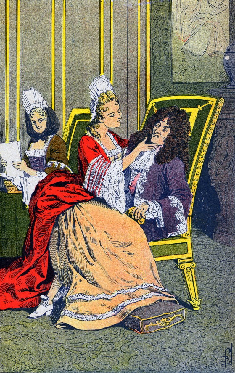 Louis XIV familie av Louis Charles Bombled