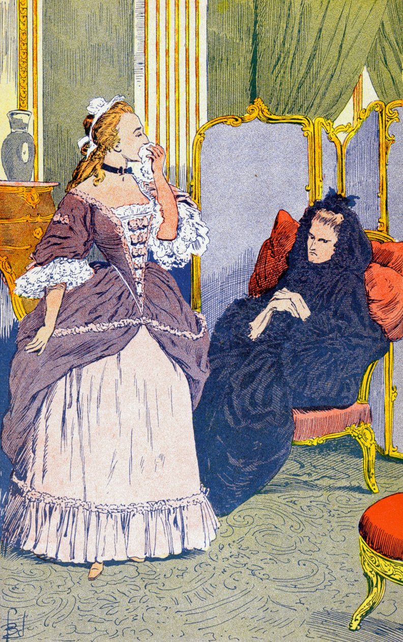 Fruen av Luxembourg og prinsessen av Robecq av Louis Charles Bombled