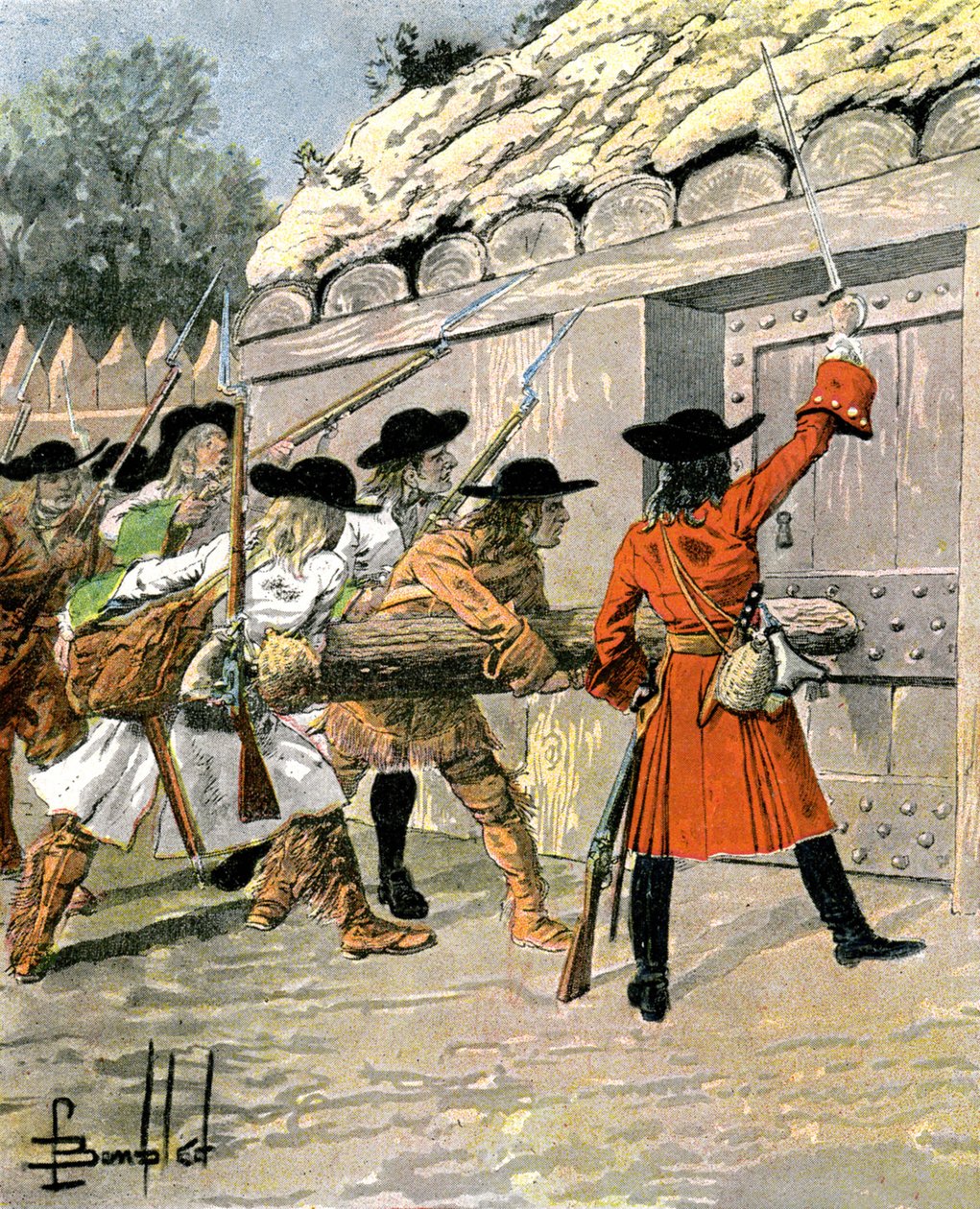 Pierre LeMoyne d'Iberville av Louis Charles Bombled