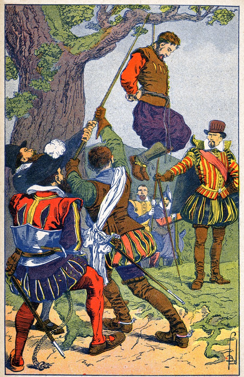 Undertrykkelse av hugenottene under ledelse av Blaise de Montluc av Louis Charles Bombled