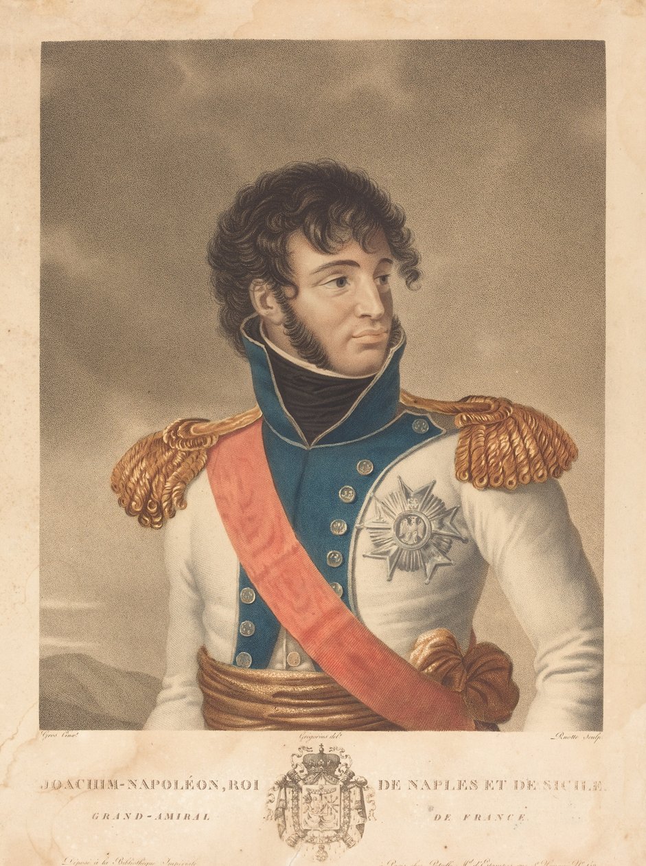 Joachim Murat (Joachim-Napoleon, konge av Napoli og Sicilia, storadmiral av Frankrike) av Louis Charles Ruotte after Albert Jakob Frans Gregorius after Antoine Jean Gros