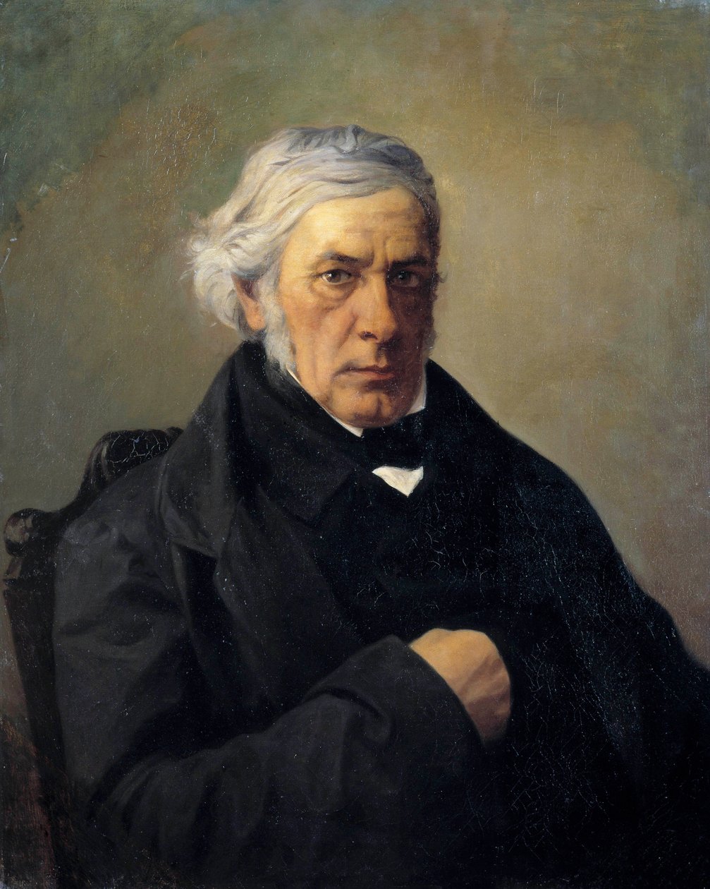 Portrett av filosofen Victor Cousin (1792-1867) Maleri av Louis Claude Mouchot (1830-1891). 1800-tallet. Dim. 0,73 x 0,60 m - Portrett av filosofen Victor Cousin (1792-1867). Maleri av Louis Claude Mouchot (1830-1891). 1800-tallet. 0,73 x av Louis Claude Mouchot