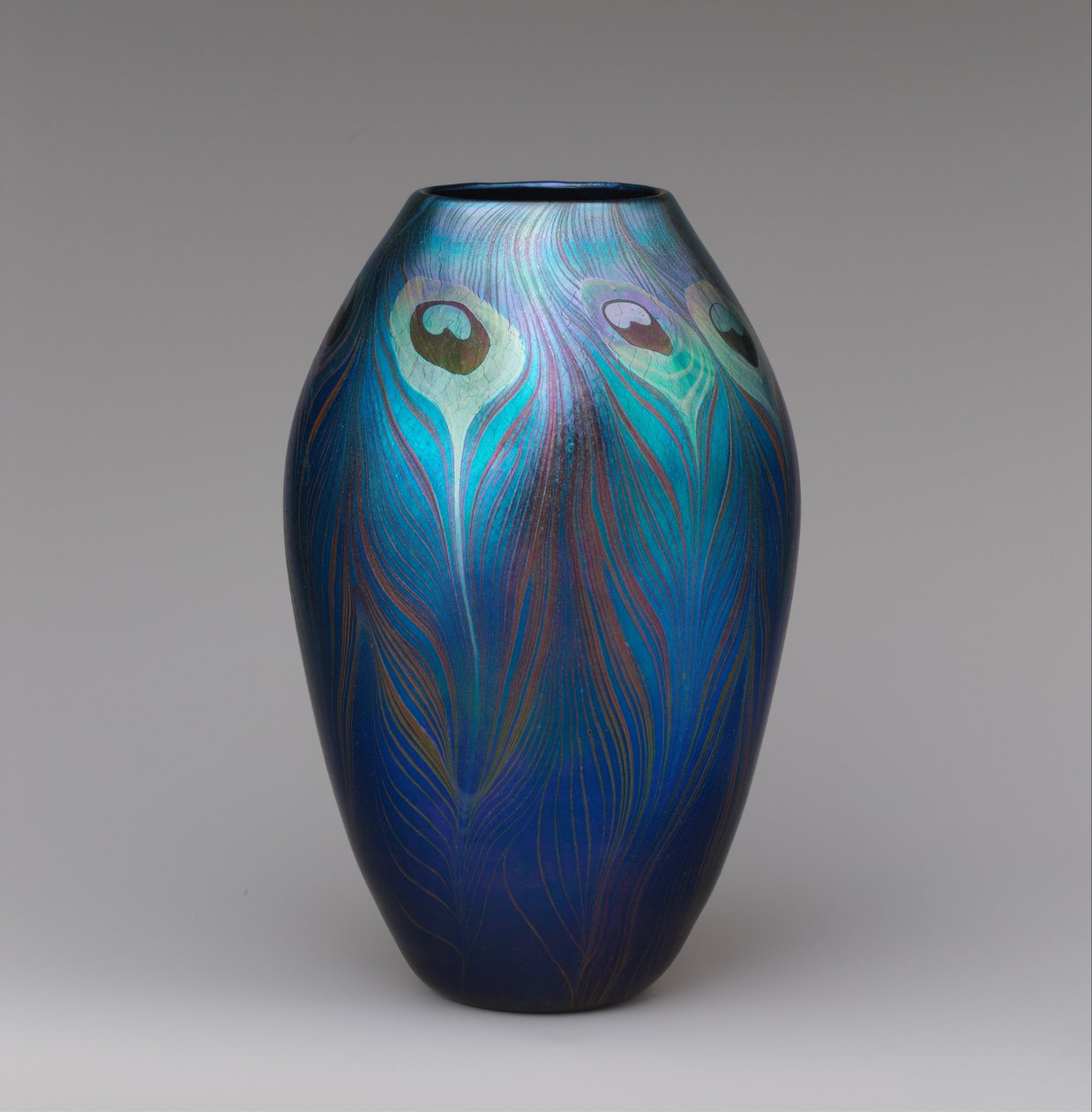 Vase, ca. 1900 (favrilglass) av Louis Comfort Tiffany