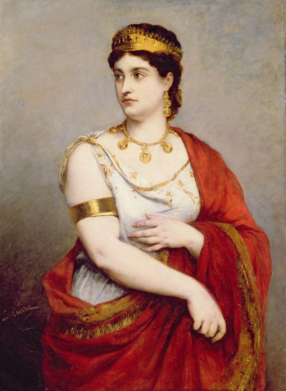 Portrett av Mademoiselle George (1787-1867) av Louis Courtat