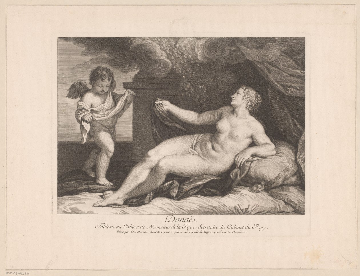 Jupiter og Danaë av Louis Desplaces