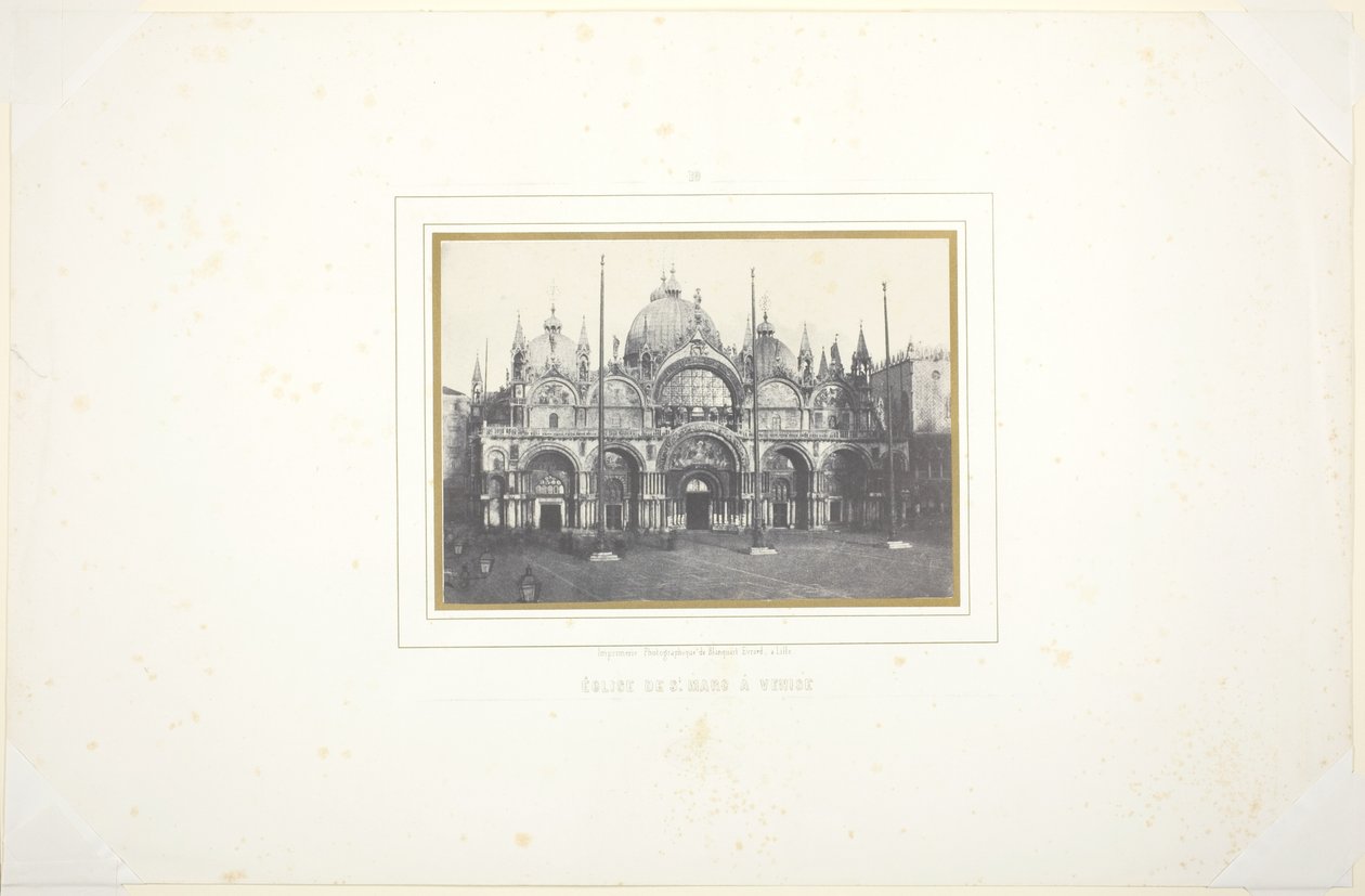 Markuskirken i Venezia av Louis Désiré Blanquart Evrard