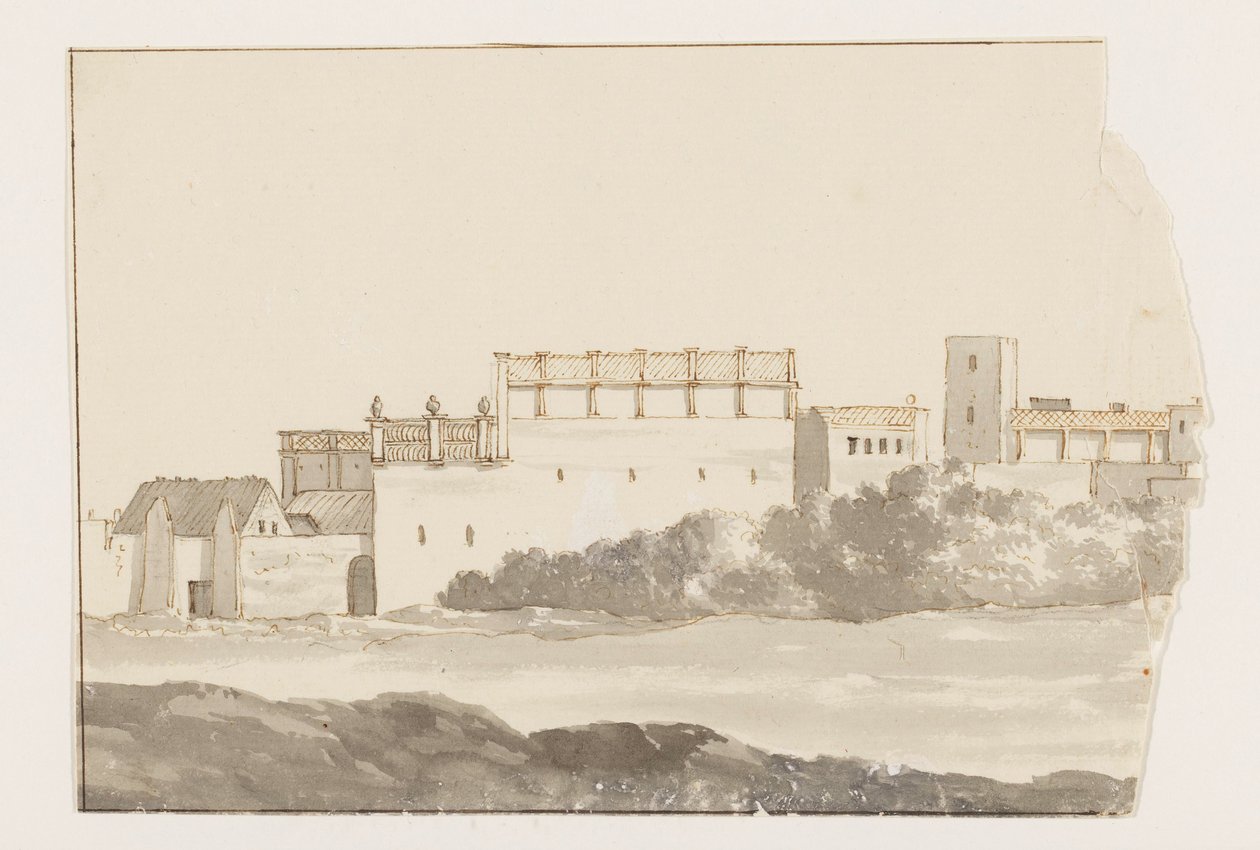 Klooster te Biseglia Reiser i Italia, Sicilia og Malta - 1778 (serietittel) av Louis Ducros