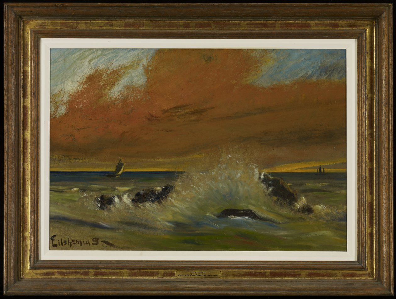 Solnedgang av Louis Eilshemius