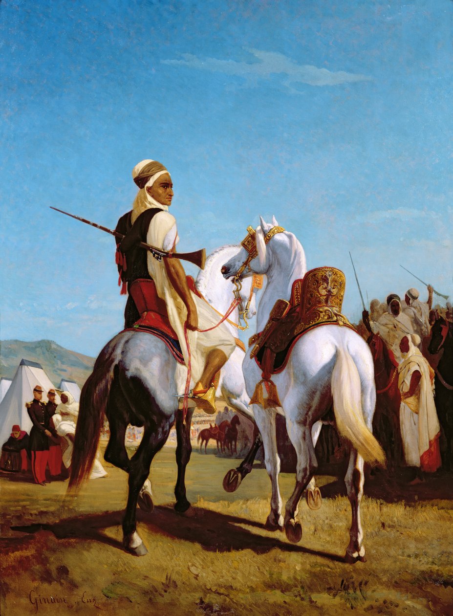 The Horse of Gaada, eller The Horse of Submission, 1864 av Louis Eugene Ginain