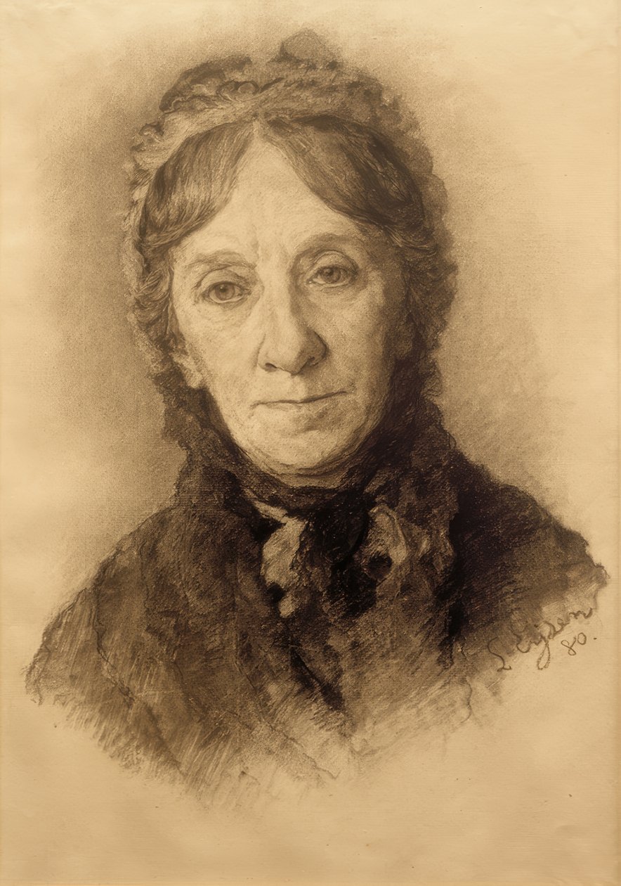Portrett av moren av Louis Eysen