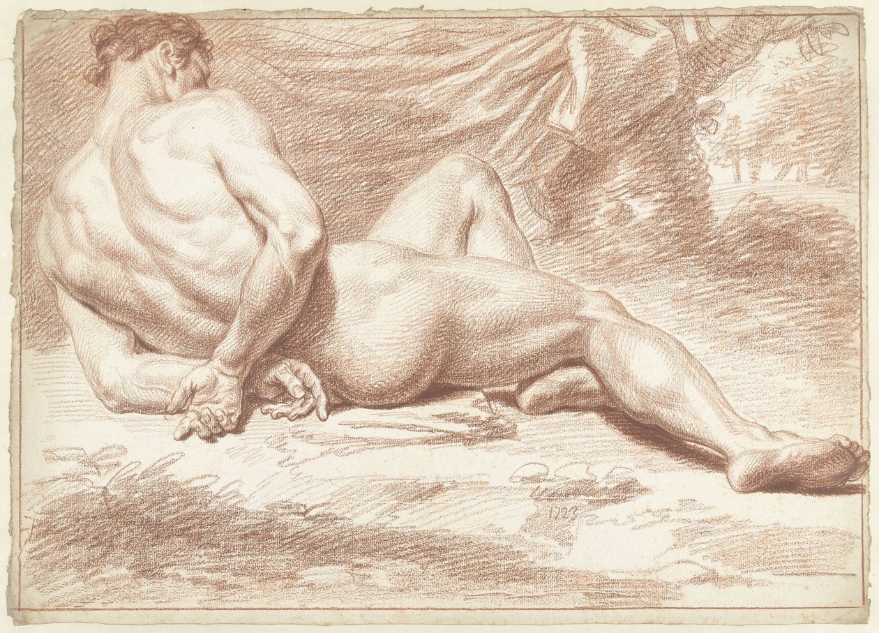 akademi naken av Louis Fabritius Dubourg