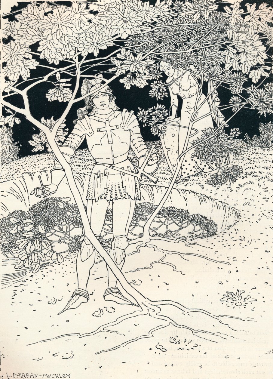 Illustrasjon til Spensers Faerie Queene. Canto II. Vers 30, c1895 av Louis Fairfax Muckley