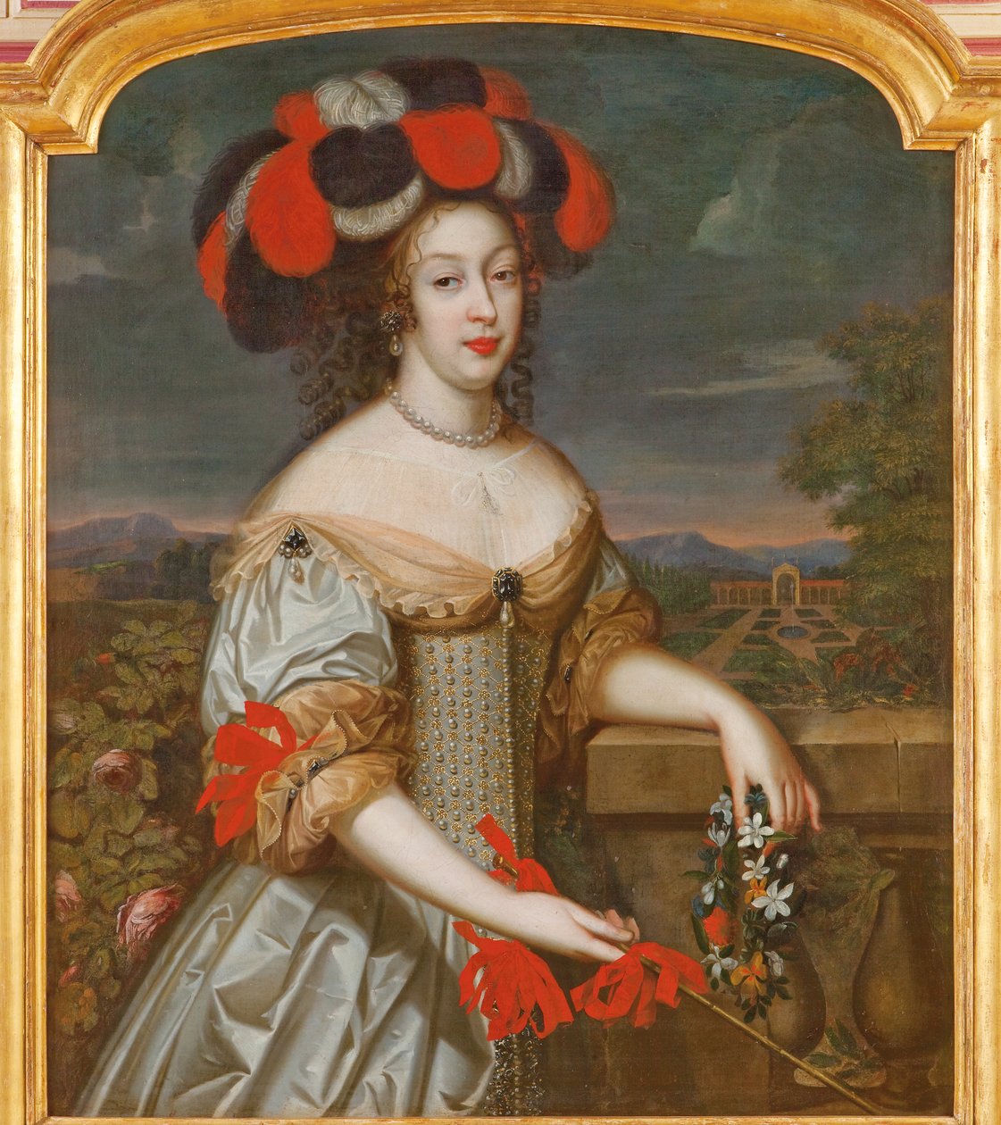 Portrett av Anne Marie Louise d"Orleans, kalt La Grande Mademoiselle av Louis Ferdinand Elle