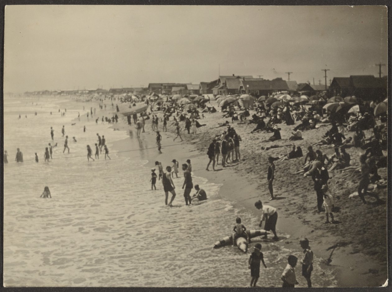 [Strandscene] av Louis Fleckenstein
