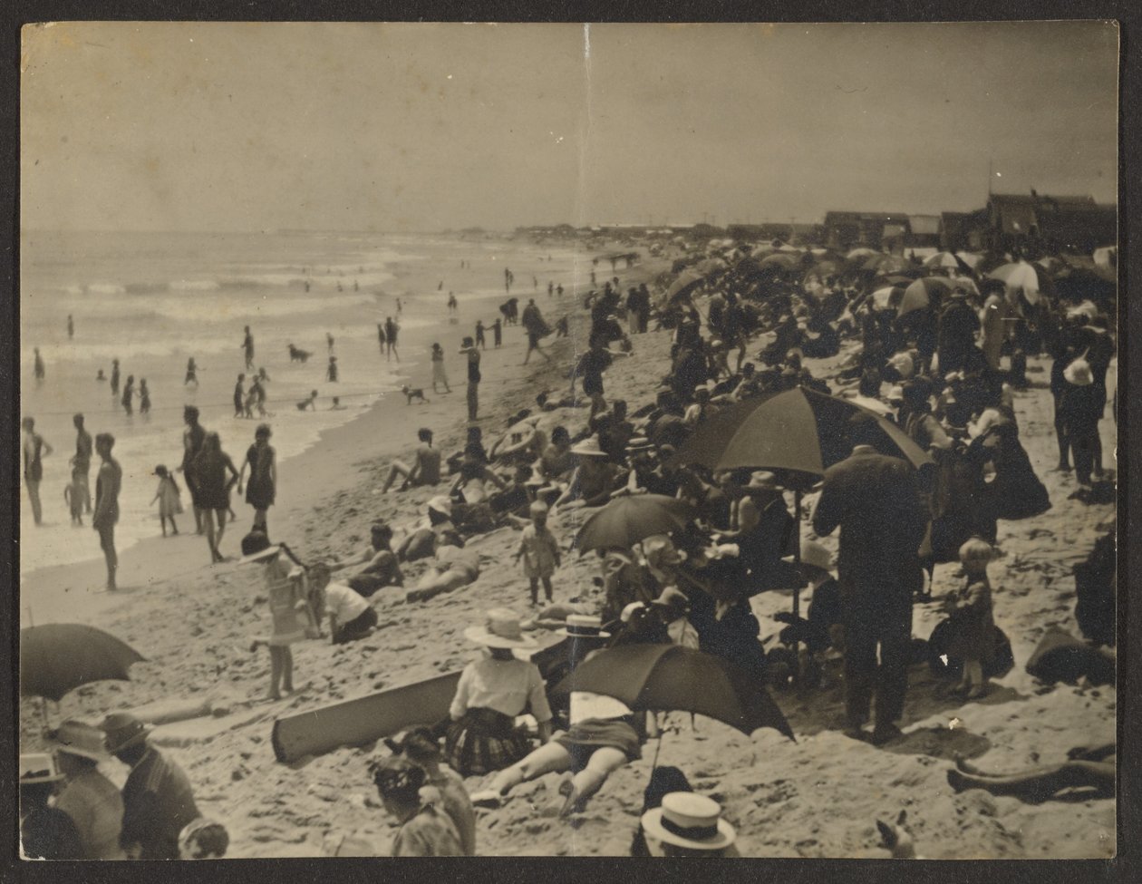 [Strandscene] av Louis Fleckenstein