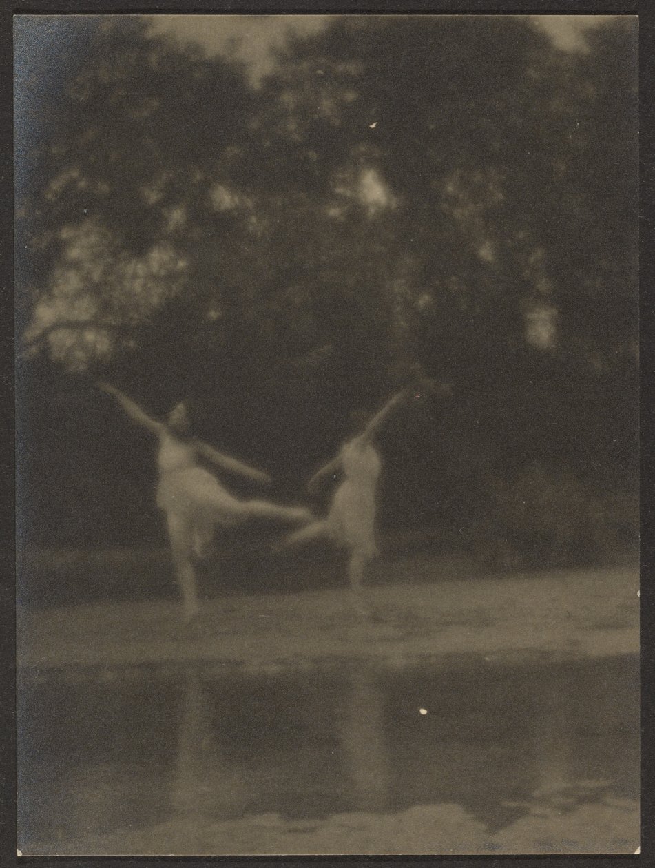 Dansere i en hage av Louis Fleckenstein