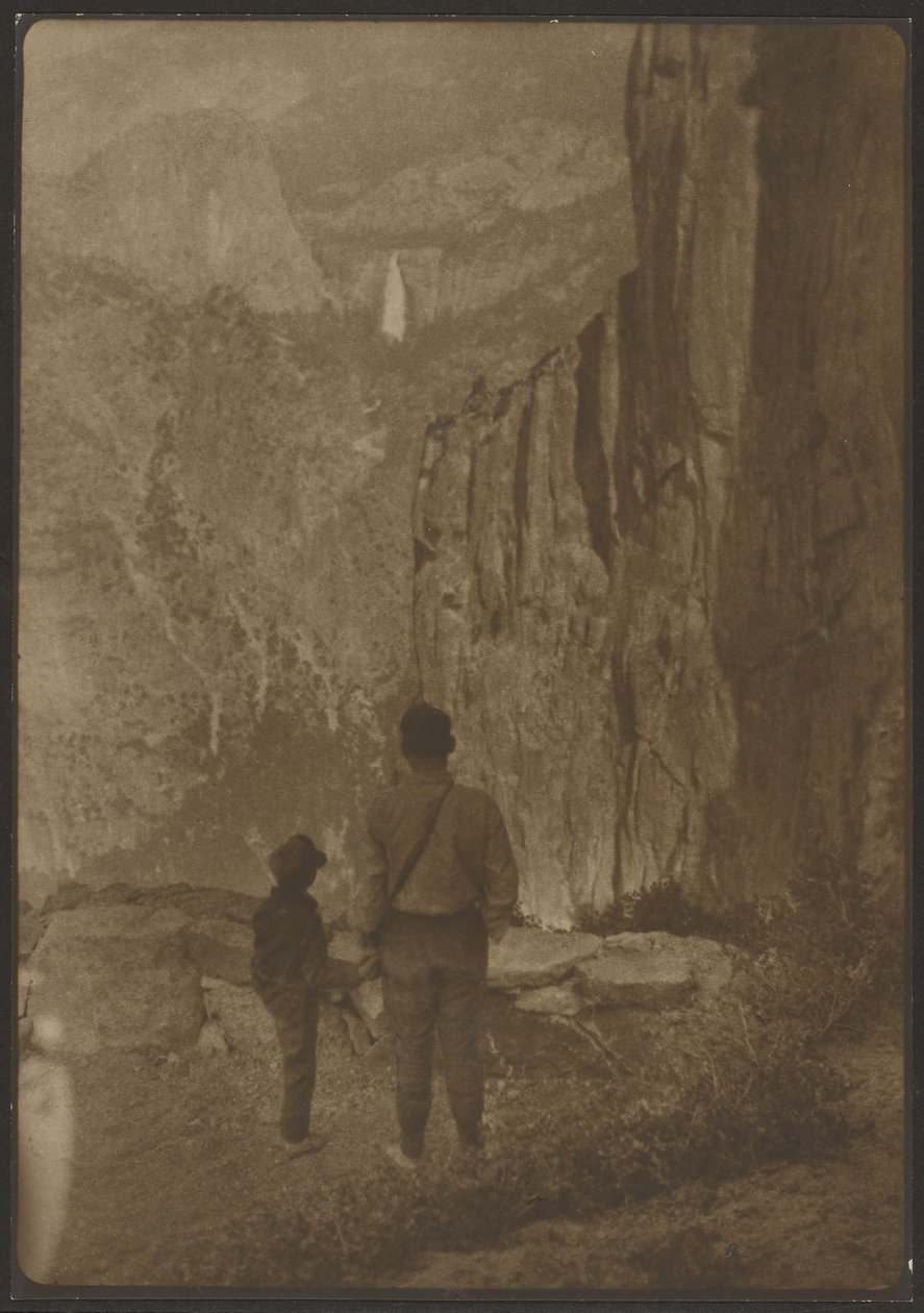 Nevada Falls fra Ledge Trail, Yosemite av Louis Fleckenstein