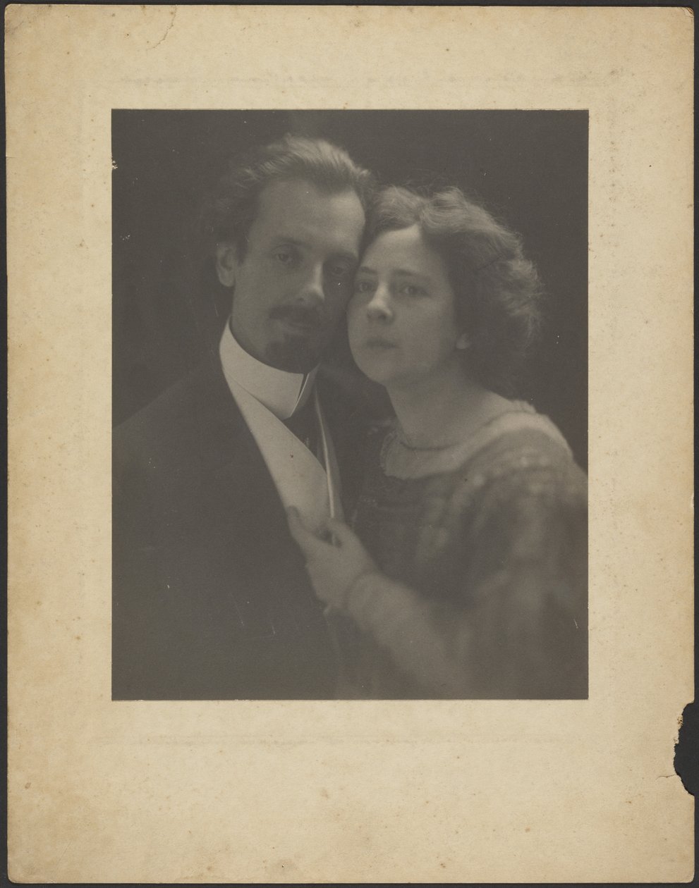 Portrett av et par av Louis Fleckenstein