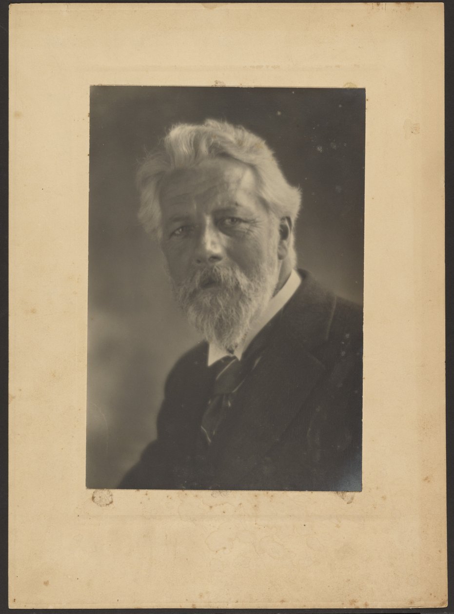 [Portrett av en mann med fippskjegg] av Louis Fleckenstein
