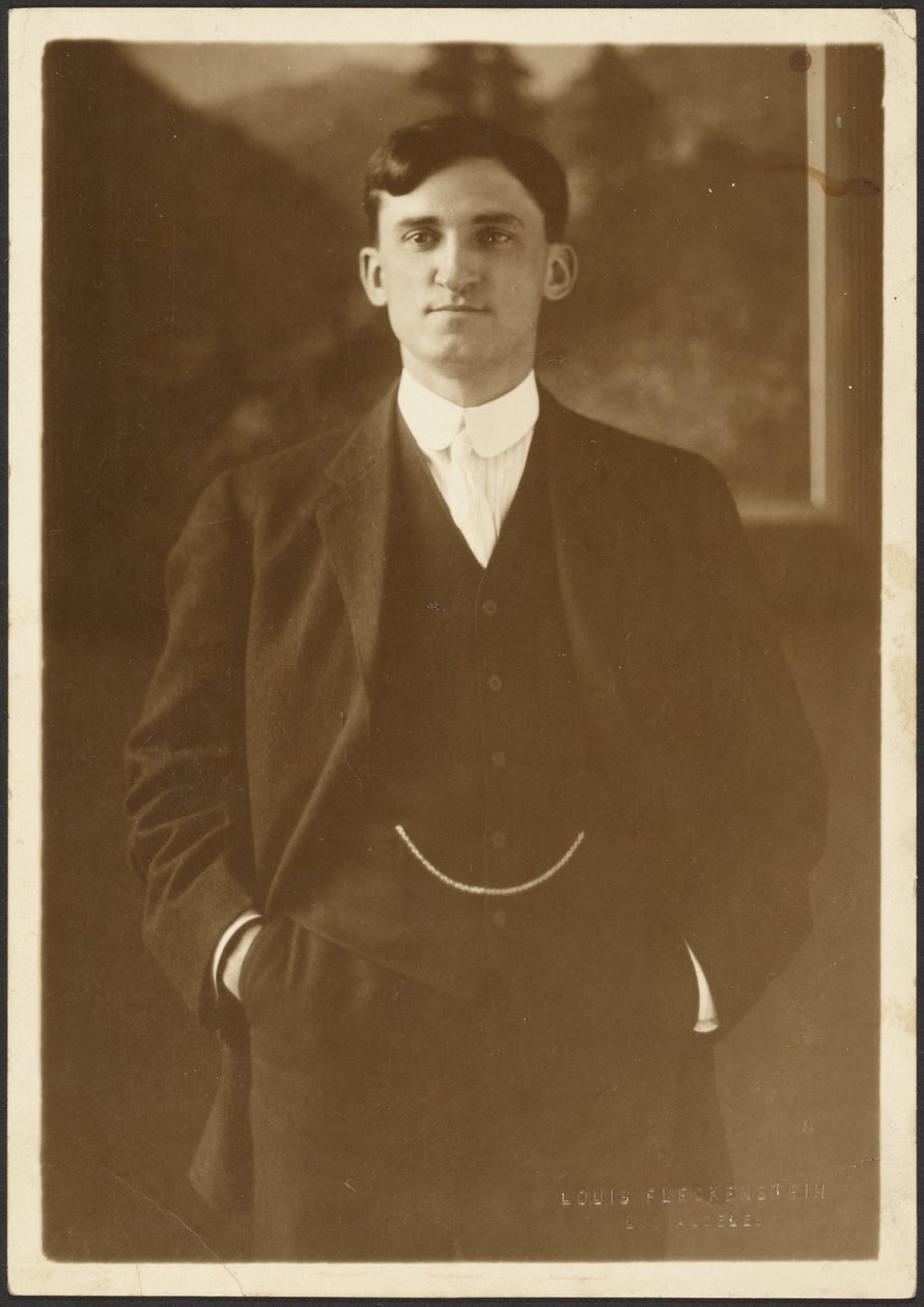 [Portrett av en mann med urkjede] av Louis Fleckenstein