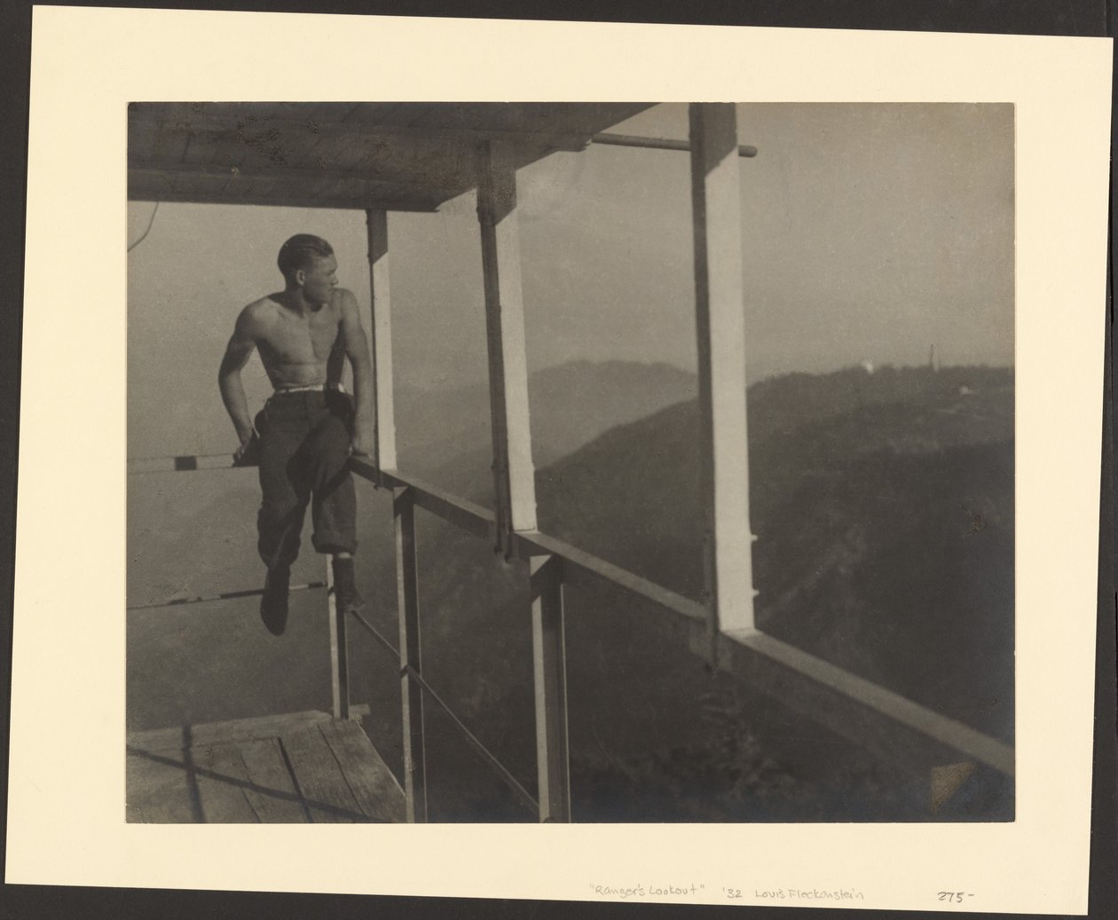 Rangerens utkikkspunkt - San Gabriel Peak av Louis Fleckenstein