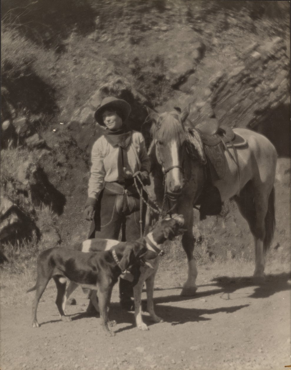 Ruth Comfort Mitchell (forfatter av westernfortellinger) av Louis Fleckenstein