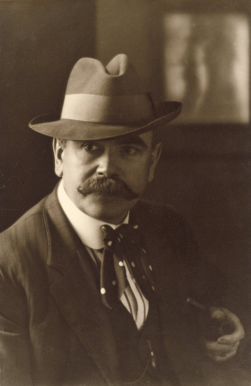 Selvportrett av Louis Fleckenstein