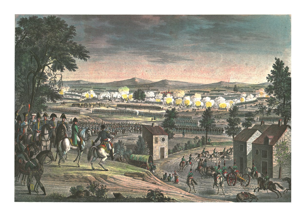 Slaget ved Lutzen, 2. mai 1813, c1850 av Louis Francois Couche