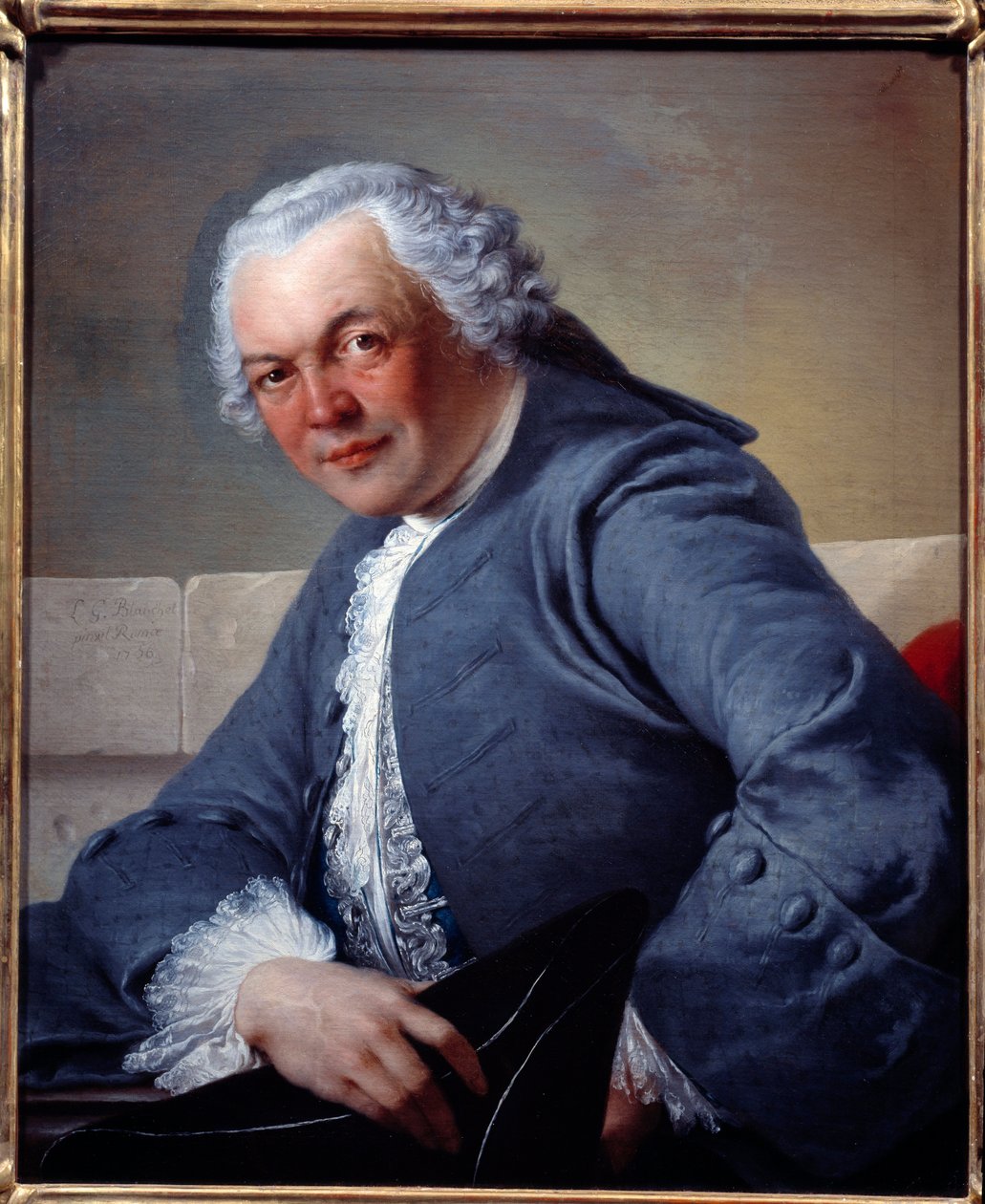 Portrett av Mr. Tolozan. Maleri av Louis Gabriel Blanchet (1701-1772) av Louis Gabriel Blanchet