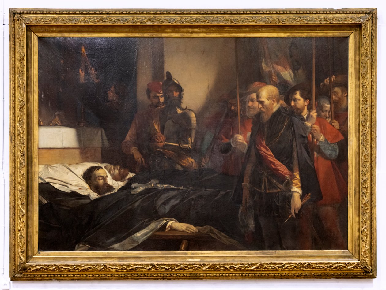 Siste utmerkelse til hertugene Egmont og Horne av Louis Gallait