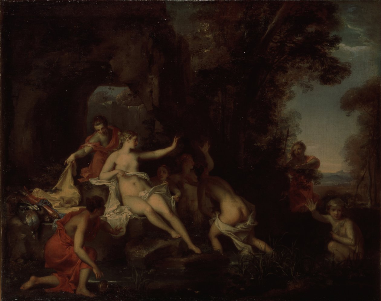 Diana og Actaeon av Louis Galloche