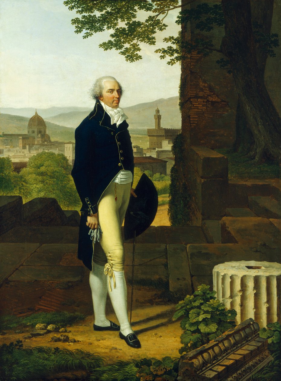Portrett av Sir Godfrey Vassall Webster Bt, 1794 av Louis Gauffier