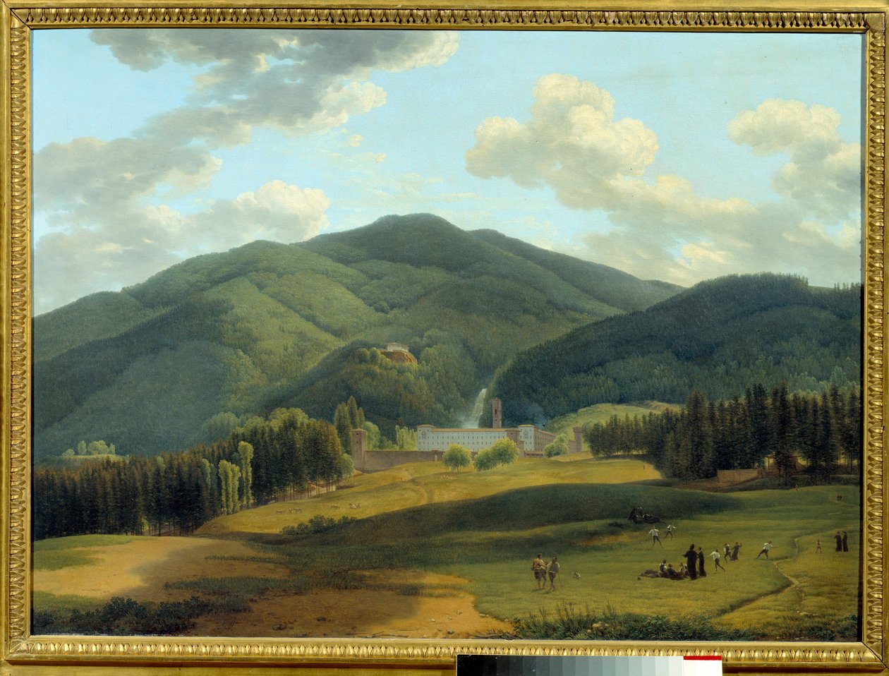 Klosteret i Vallambrosa. Maleri av Louis Gauffier (1761-1801) av Louis Gauffier