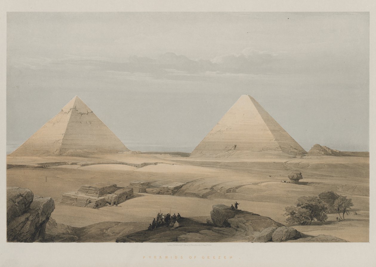 Egypt og Nubia, bind II: Pyramids of Geezeh av Louis Haghe