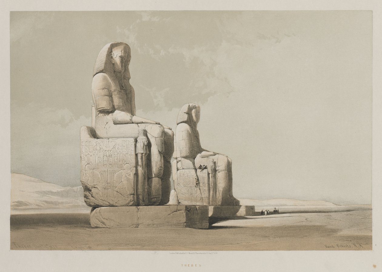 Egypt og Nubia, bind I: Theben, 1846. av Louis Haghe